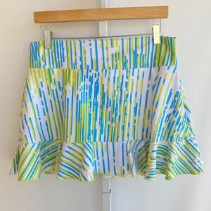 Tina + Jenna Skort Womens Size XL Blue GreenTennis Skirt Golf Pickleball